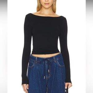 x Intimately FP Low Back Seamless Long Sleeve in Black. Size XS. Never worn.